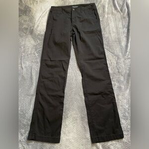 Mens American Eagle Core Flex Black Original Boot Chino Pants 32x34